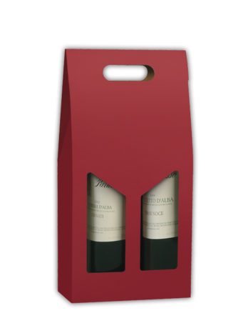 Caja Vino "Rojo" 2 botellas (Separador a ventana)