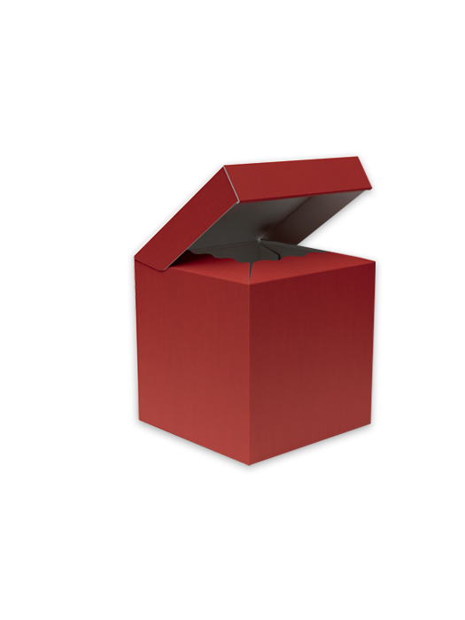 Caja decorativa Bauletto Rojo Línea 600