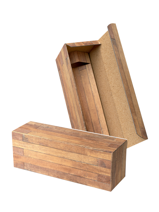 Caja Vino "Teak" 1 botella (Sin ventana)