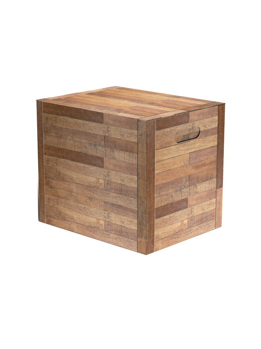 Caja decorativa "Teak" (38,5x30x33 cm.)
