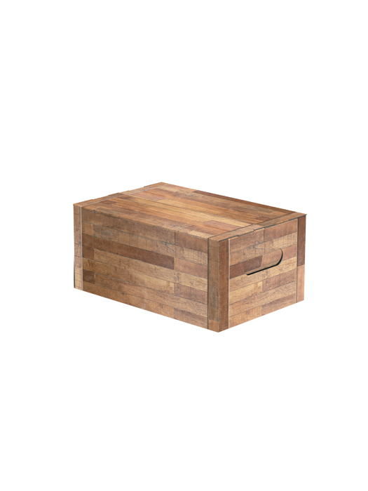 Caja decorativa "Teak" (38.5x30x22 cm.)