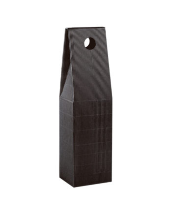 Caja Vino Canneté Negro 1 Botella (Sin ventana)