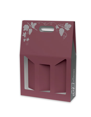 Caja Vino Poetry 3 botellas (Con ventana)