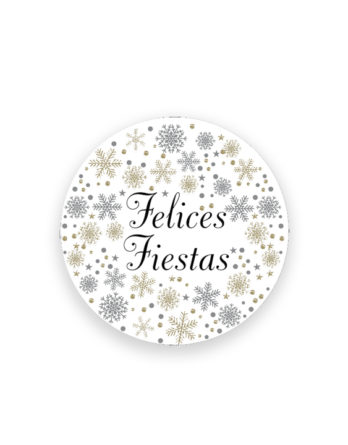 Etiqueta Adhesiva "Felices Fiestas" Ref. 3-764