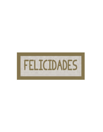 Etiqueta Adhesiva "Felicidades" Ref. 3-759E