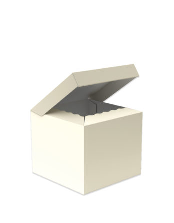 Caja decorativa Bauletto "Goffrato Avorio" Línea 800 (30x30x25 cm.)