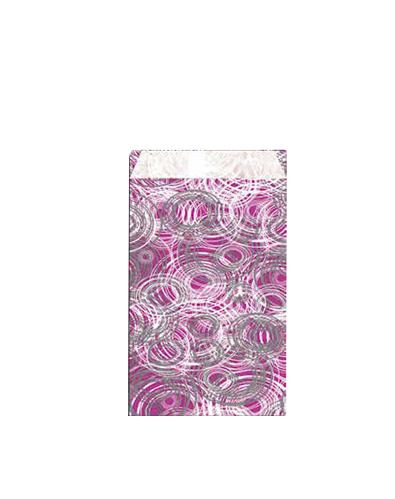 Sobre papel Diseño círculos fucsia