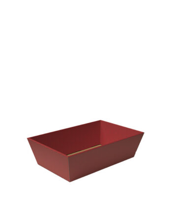 Cesta Red Velvet Sin Asa (20.5x16x10 cm.)