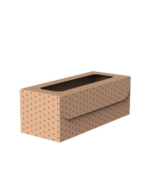 Caja Decorada Pois (33x14x12 cm.)
