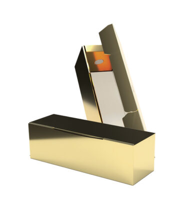 Caja de vino Glitter Oro Magnum 1 botella