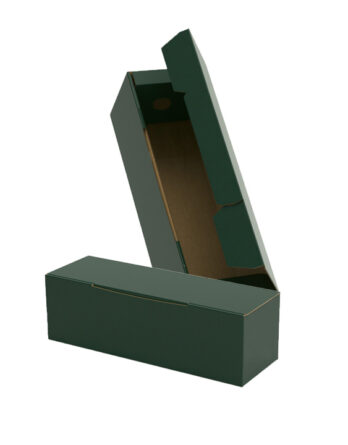 Caja de vino Goffrato Verde 1 Botella