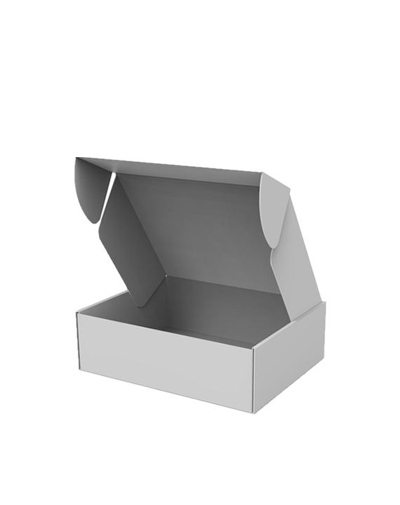 Caja e-commerce Blanca (18.5x15.5x6 cm.)