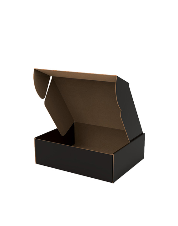Caja e-commerce Negro (18.5x15.5x6 cm.)