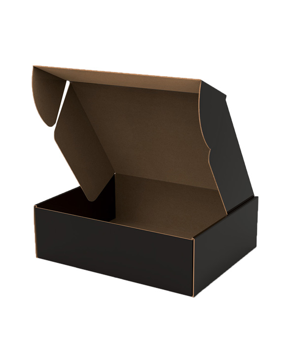 Caja e-commerce Negro (35.5x27.5x9 cm.)