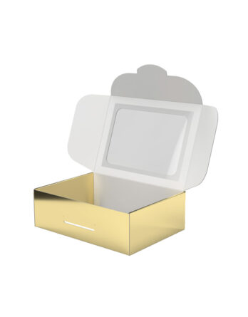 Caja de vino Glitter Oro