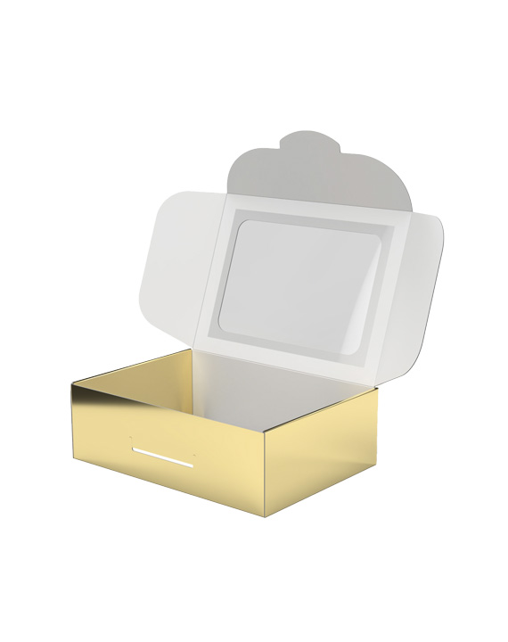 Caja de vino Glitter Oro