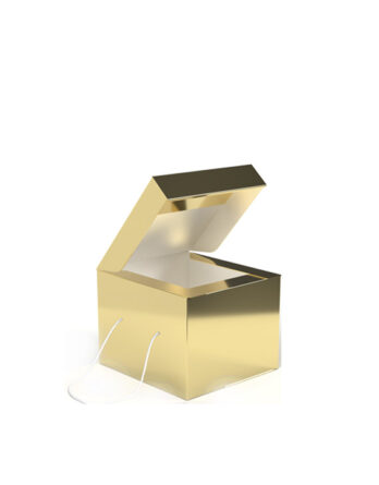 Caja Glitter Oro (25x25x15 cm.)