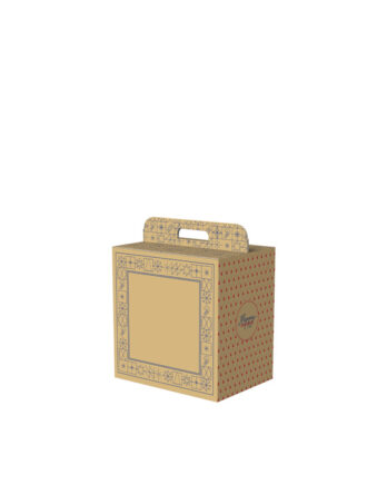 Caja Decorada Natural Christmas (28x20.5x34 cm.)