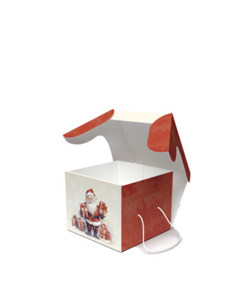 Caja Decorada Santa Claus