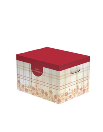 Caja decorativa Royal Tartan (38.5x30x33 cm.)