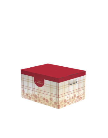 Caja decorativa Royal Tartan (33x30x15 cm.)