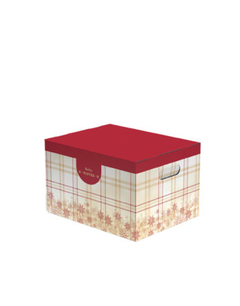 Caja decorativa Royal Tartan (38.5x30x22 cm.)