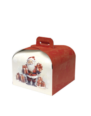 Caja Decorada Santa Claus
