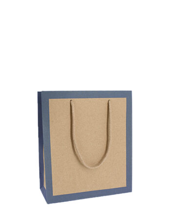 Bolsa Lux Collection Frame papel reciclado Azul