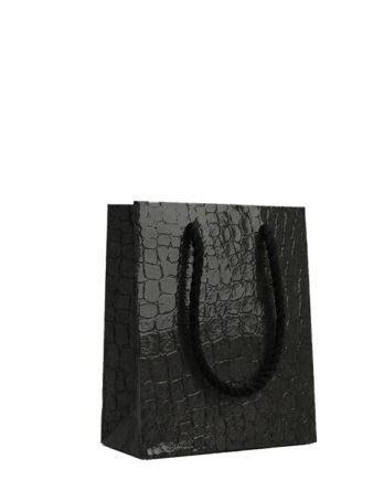 Bolsas Artelux "Snake" Negro Plastificadas Brillo