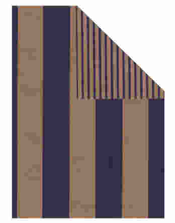Bobina de Papel Eco Natur Bicolor FB779 Kraft Hawana/Azul