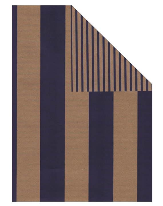 Bobina de Papel Eco Natur Bicolor FB779 Kraft Hawana/Azul