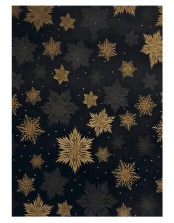 Bobina de Papel Eco diseño A0674 Estrellas oro